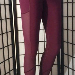 Victoria Secret Sport Burgundy Leggings
